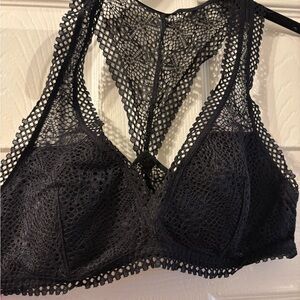 Victoria's Secret Black Mesh Bralette